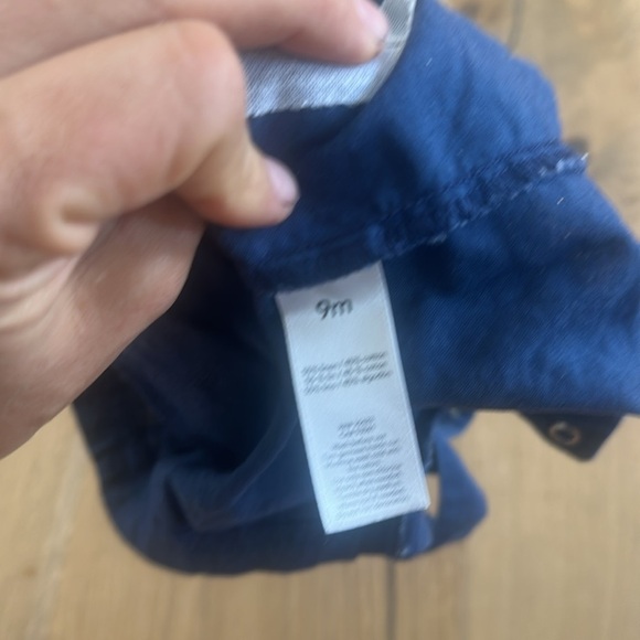 Carter's Dark Blue Kids Overalls linen 9m baby - Picture 5 of 5